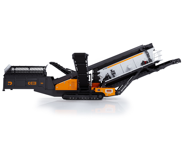 C8H履帶移動(dòng)式篩分站